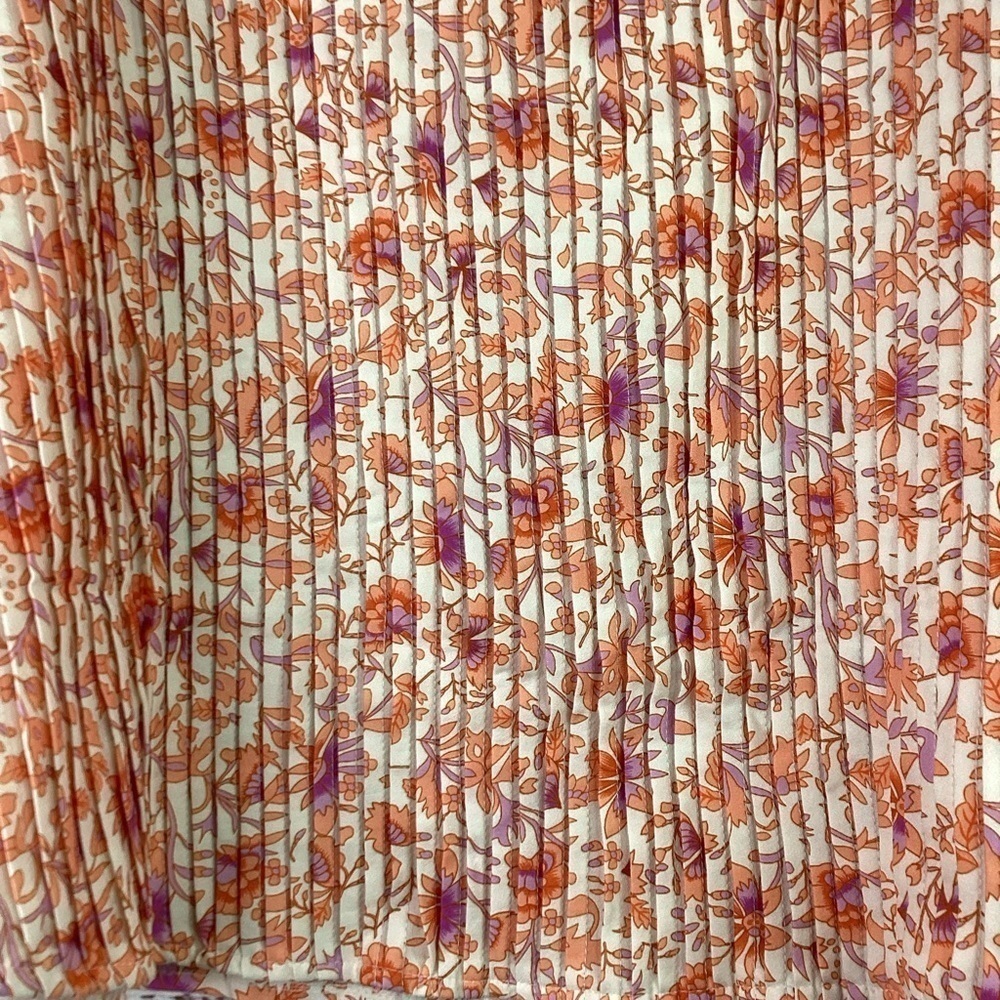 EMERY ROSE PLUS SIZE 4X 4XL FLORAL TOP ORANGE PURPLE SPRING SUMMER FALL BLOUSE - Picture 6 of 10